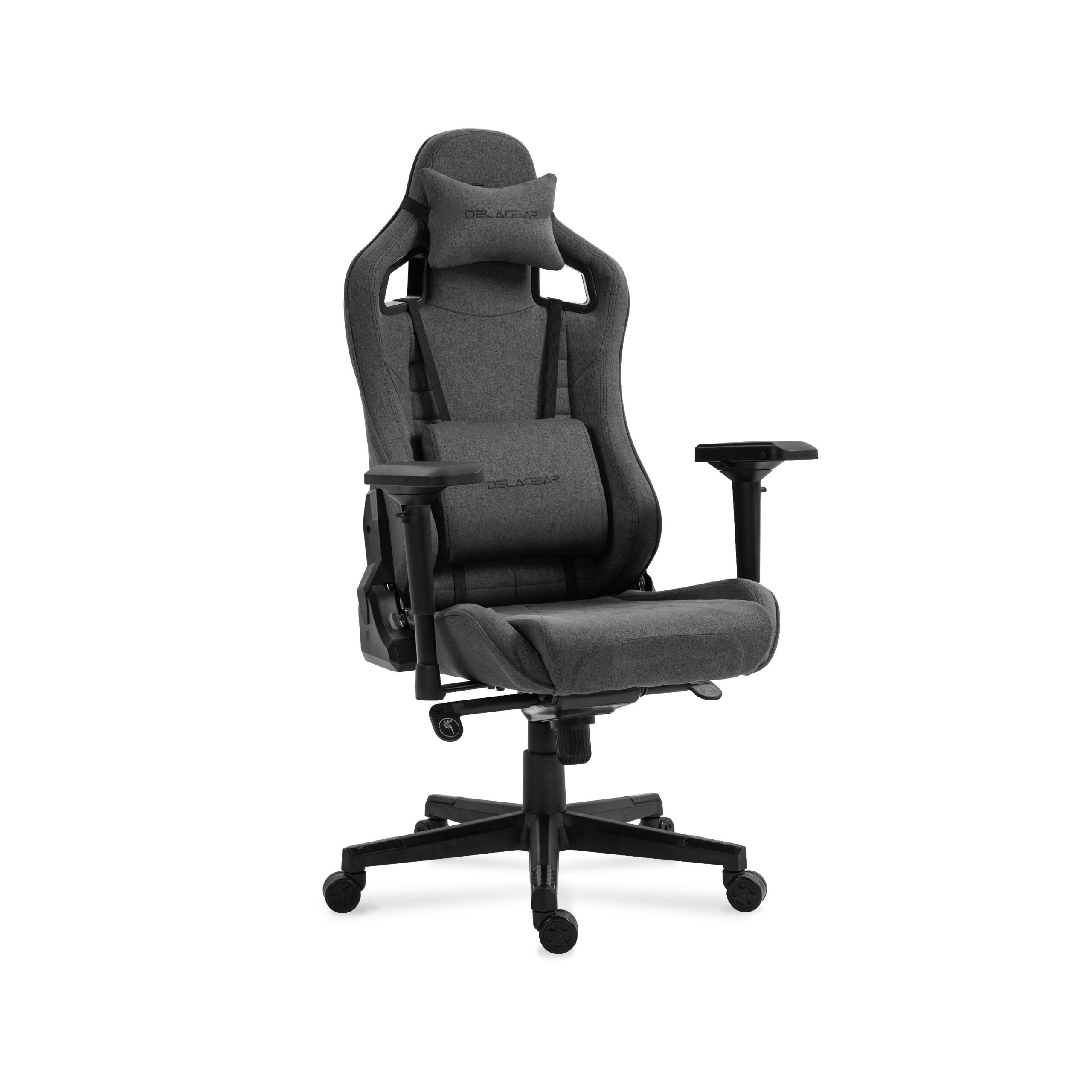 Ergonomiczny Fotel Gamingowy DELAGEAR G 808 Ciemnoszary Materiałowy - obrazek 7