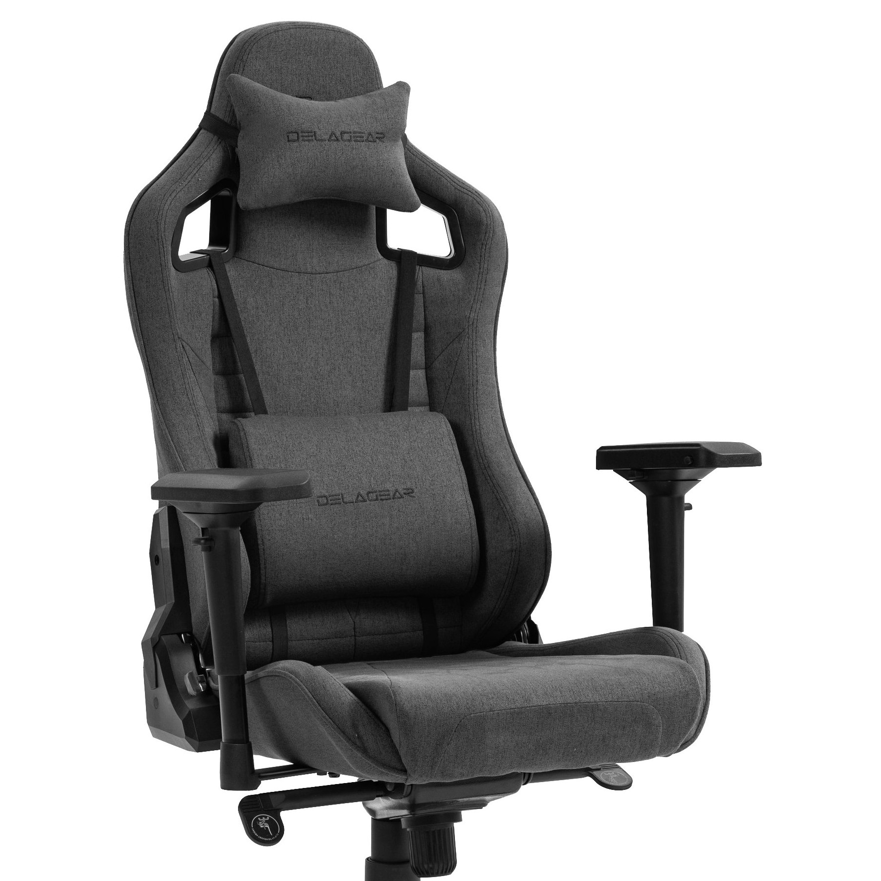 Ergonomiczny Fotel Gamingowy DELAGEAR G 808 Ciemnoszary Materiałowy - obrazek 6
