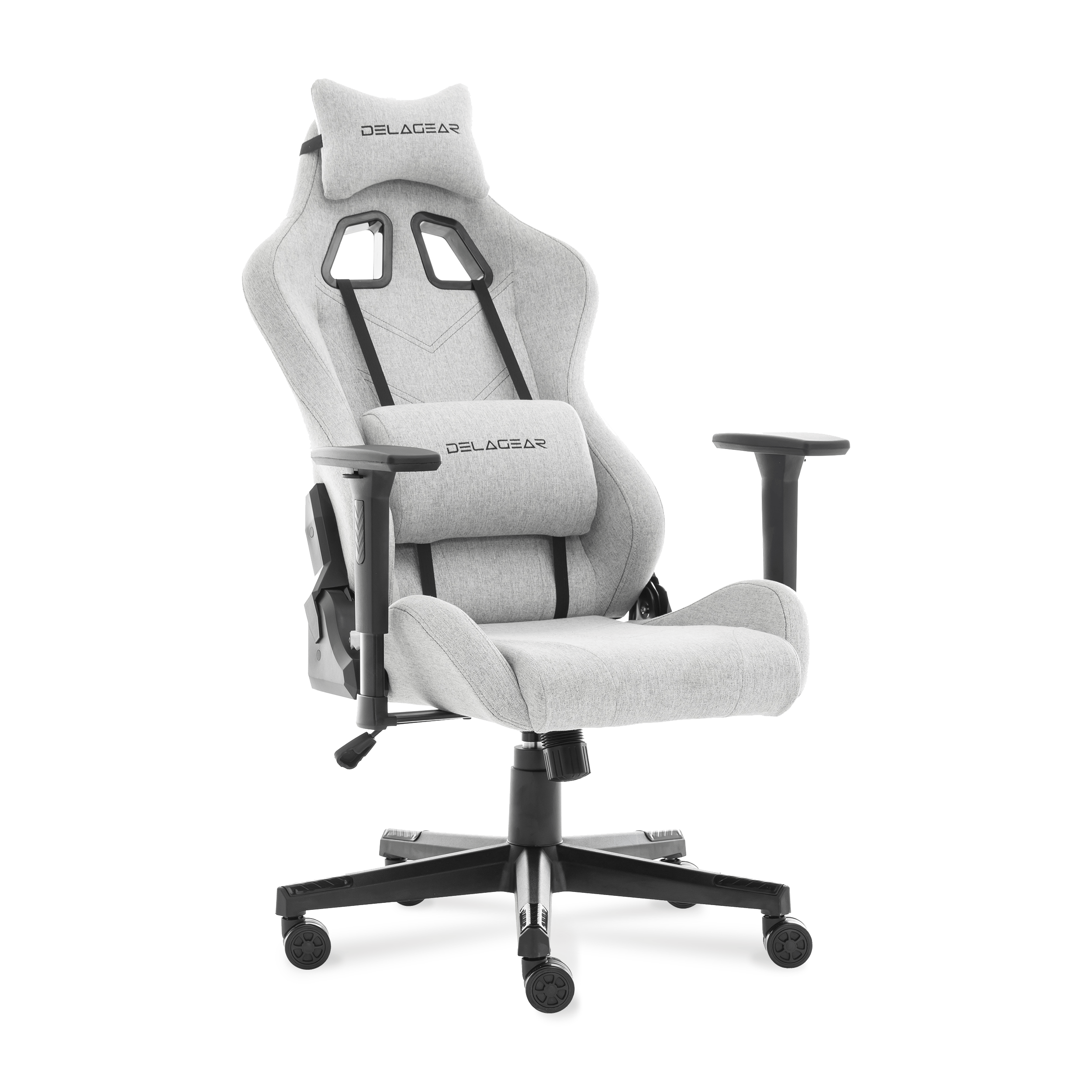 Ergonomiczny Fotel Gamingowy DELAGEAR G 606 Szary Materiałowy - obrazek 11