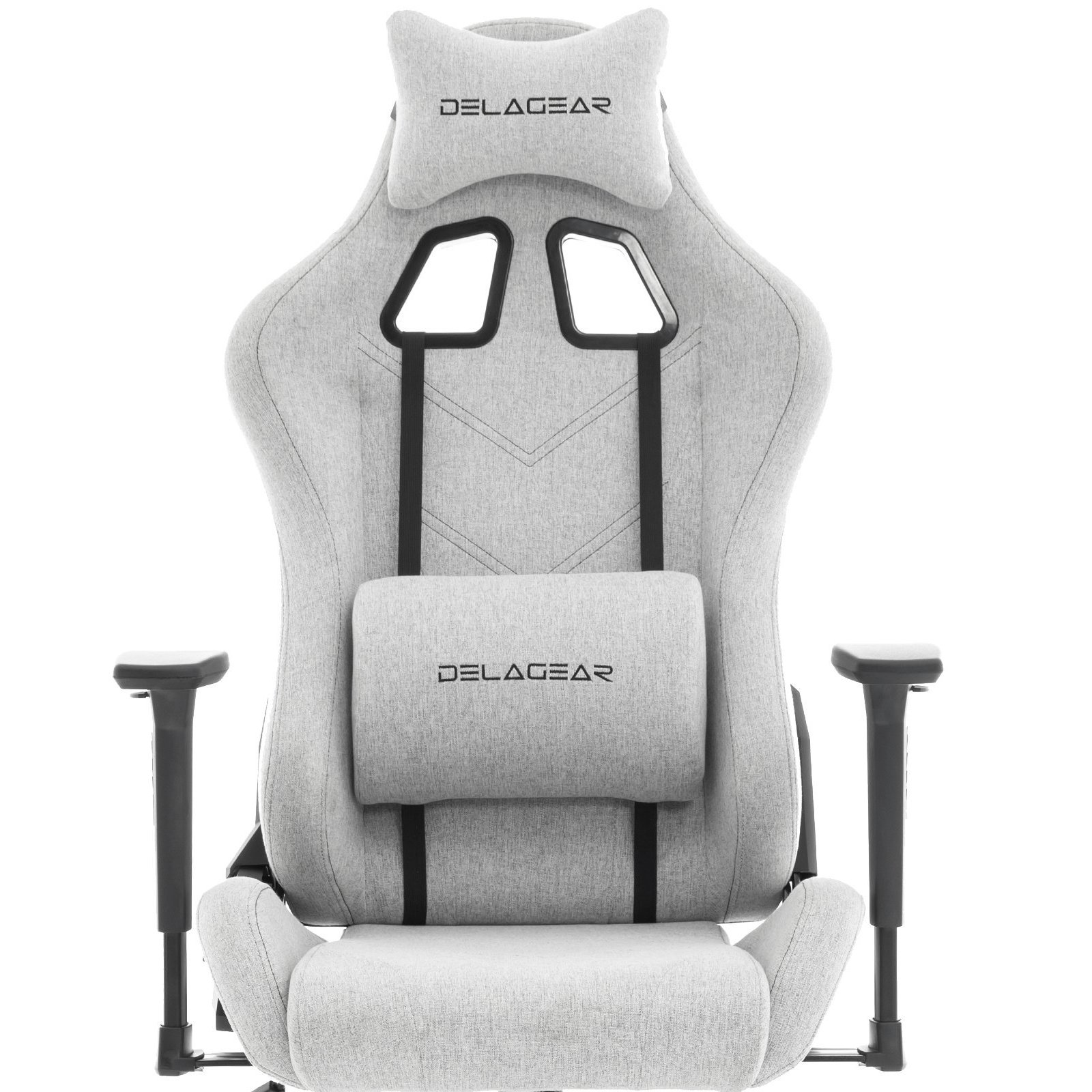 Ergonomiczny Fotel Gamingowy DELAGEAR G 606 Szary Materiałowy - obrazek 2
