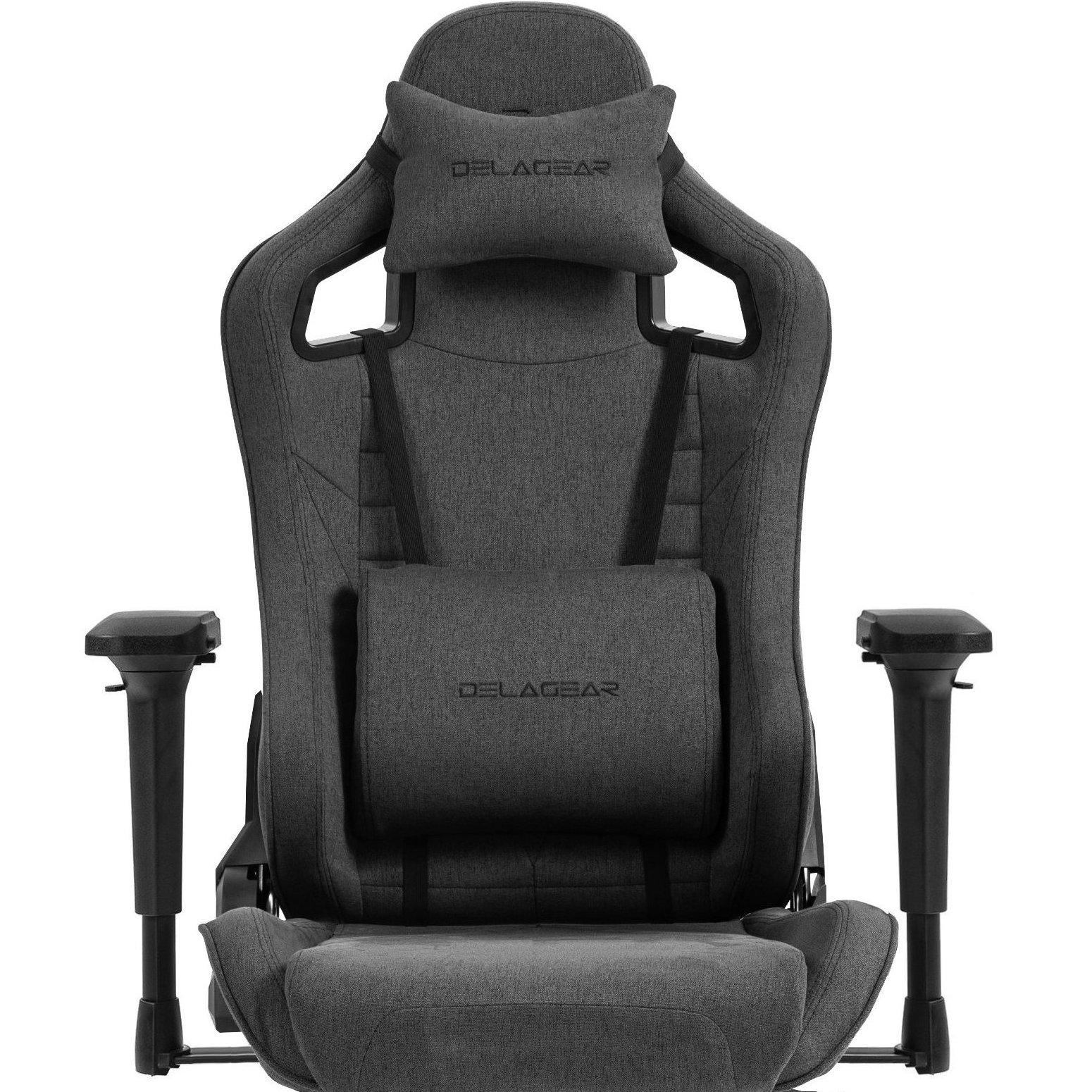 Ergonomiczny Fotel Gamingowy DELAGEAR G 808 Ciemnoszary Materiałowy - obrazek 2