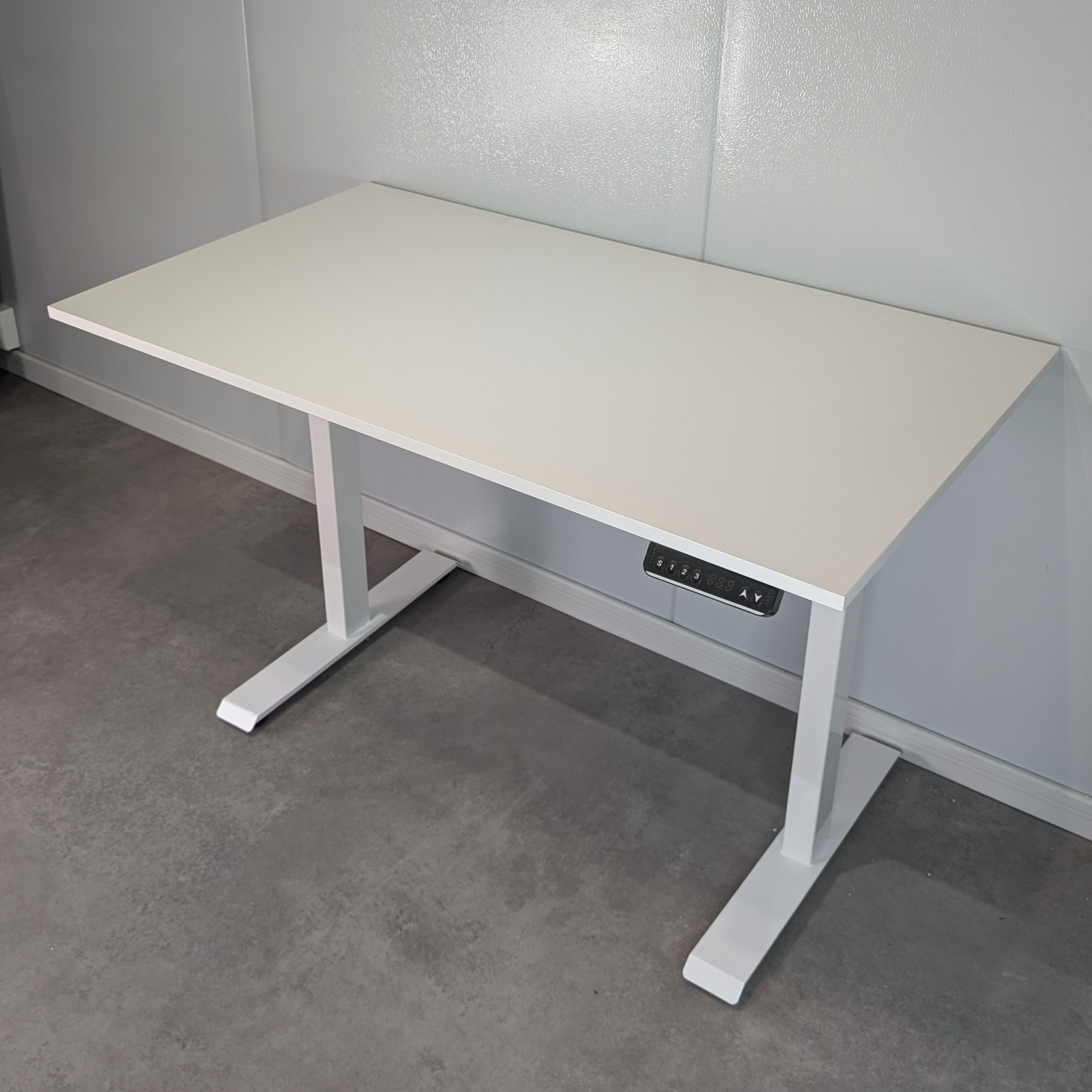 Biurko regulowane elektrycznie DREAM Basic WHITE | Biały UDŹWIG 100KG