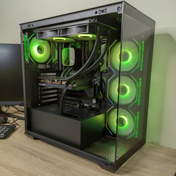 Komputer RX 7600XT / Ryzen 5 7500F / 32GB RAM / Chłodzenie wodne / 1TB M.2 KRUX EXO