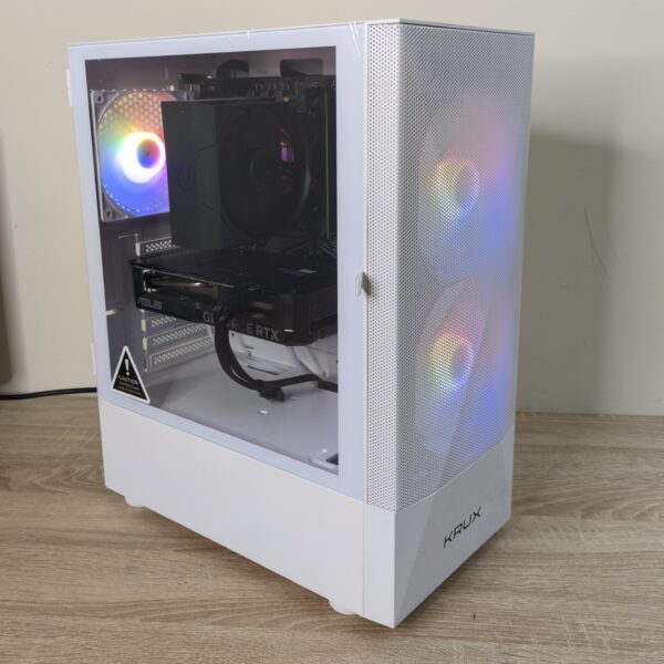 Komputer RTX 4060 / Ryzen 5600 / 32GB RAM DDR4 / 1TB M.2 KRUX VAKO WHITE