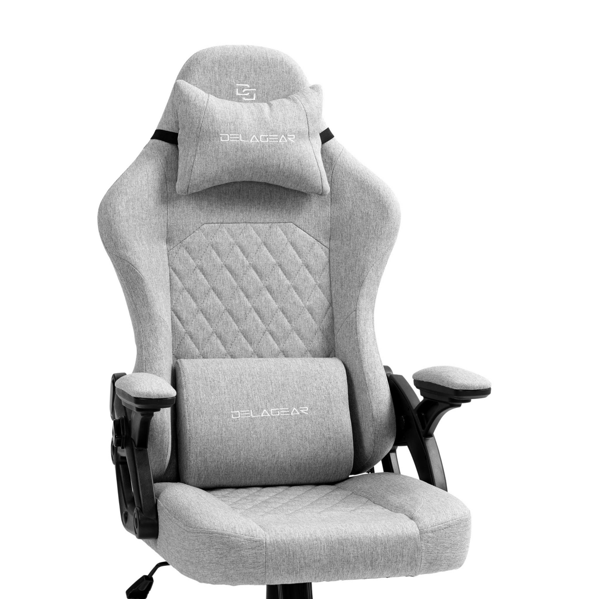 Ergonomiczny Fotel Gamingowy DELAGEAR G 404 Szary Materiałowy - obrazek 5