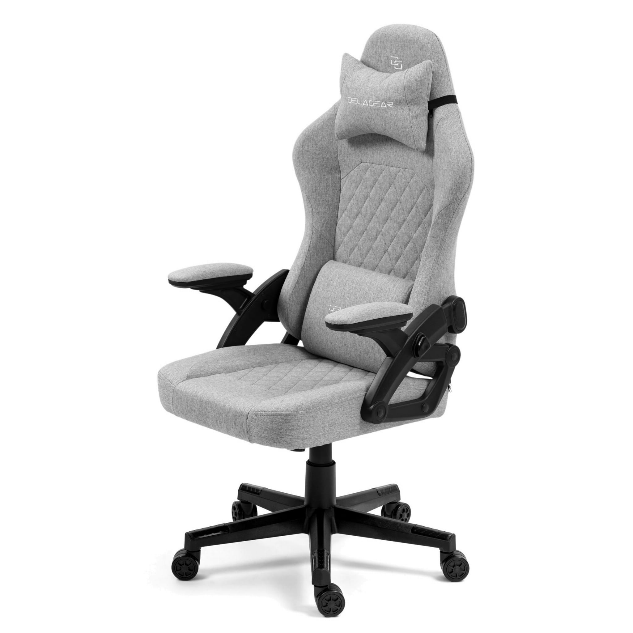 Ergonomiczny Fotel Gamingowy DELAGEAR G 404 Szary Materiałowy - obrazek 13
