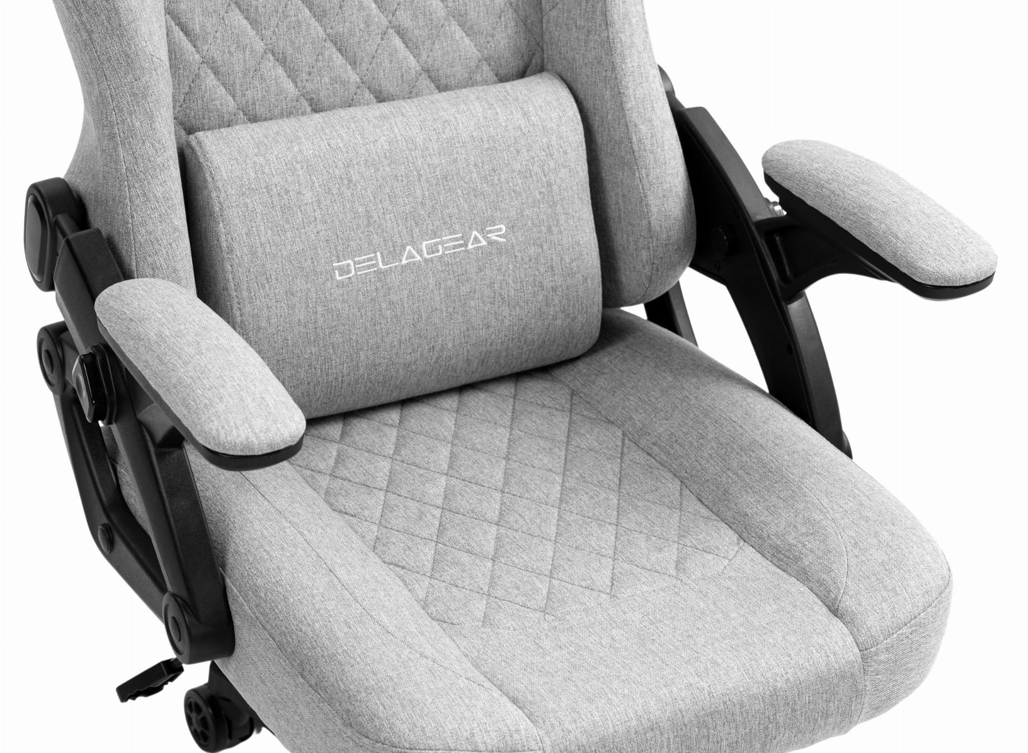 Ergonomiczny Fotel Gamingowy DELAGEAR G 404 Szary Materiałowy - obrazek 8