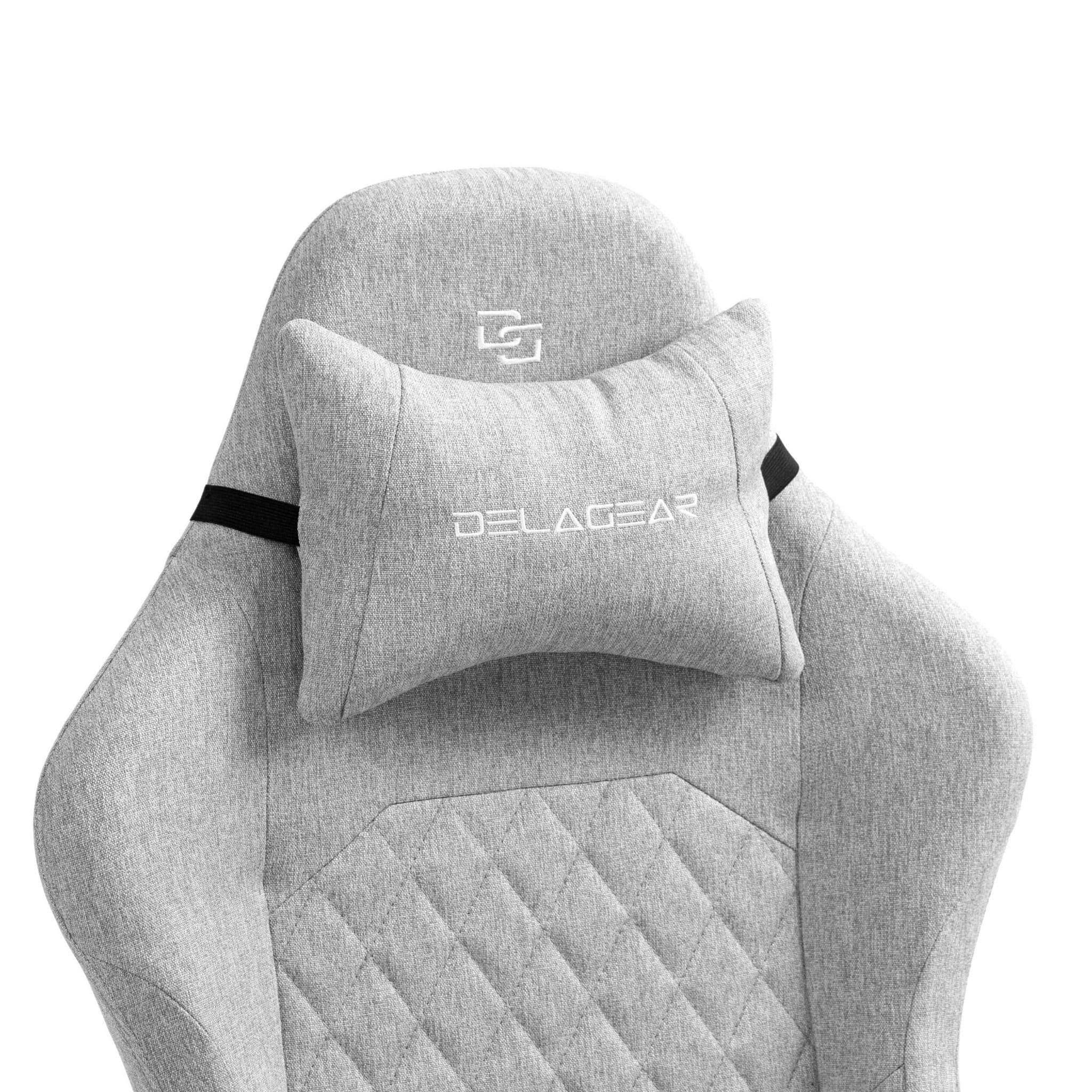 Ergonomiczny Fotel Gamingowy DELAGEAR G 404 Szary Materiałowy - obrazek 10