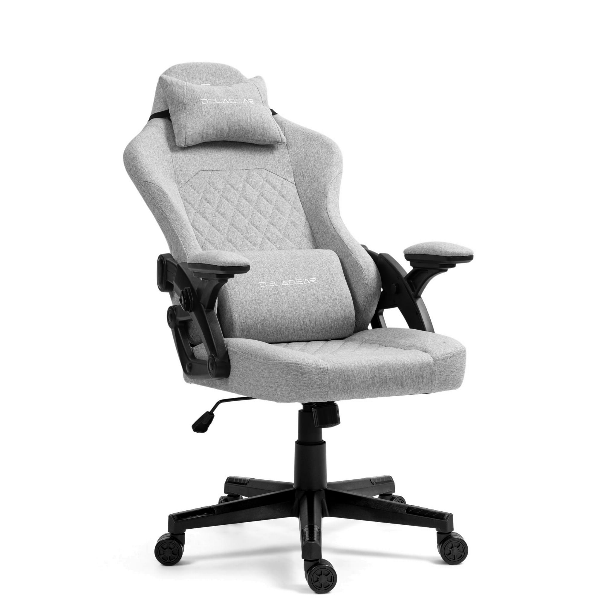 Ergonomiczny Fotel Gamingowy DELAGEAR G 404 Szary Materiałowy - obrazek 11