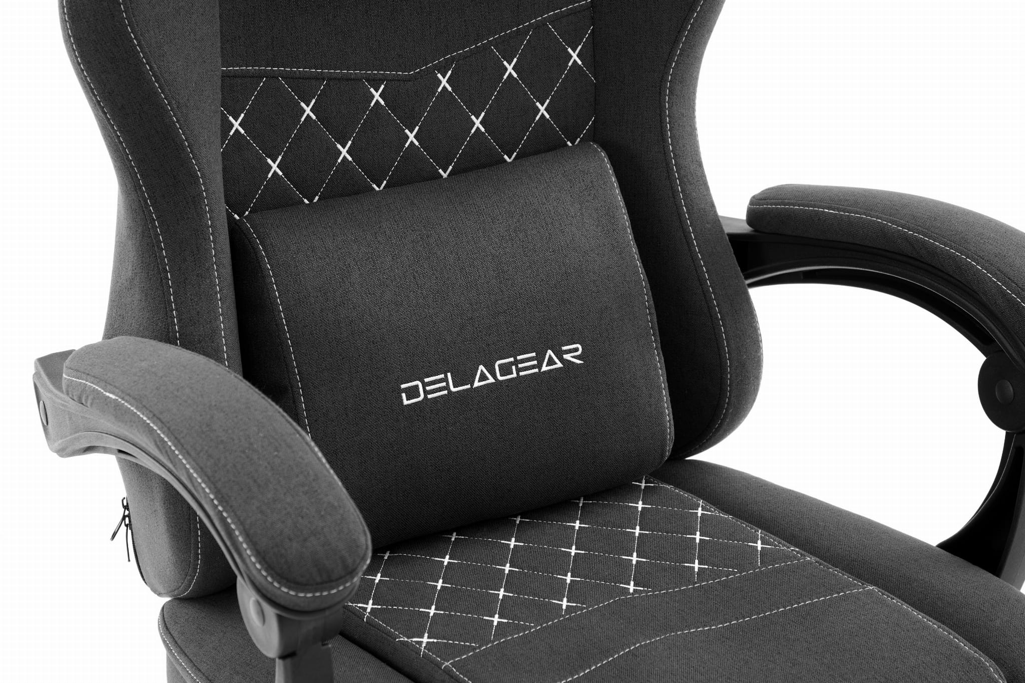 Ergonomiczny Fotel Gamingowy DELAGEAR G 300 Czarny Materiałowy - obrazek 14
