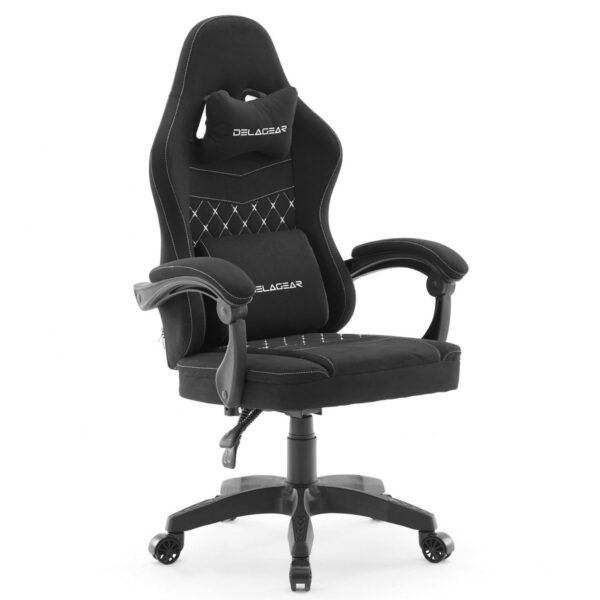 Ergonomiczny Fotel Gamingowy DELAGEAR G 300 Tkanina Leathaire
