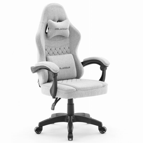 Ergonomiczny Fotel Gamingowy DELAGEAR G 300 Szary Materiałowy