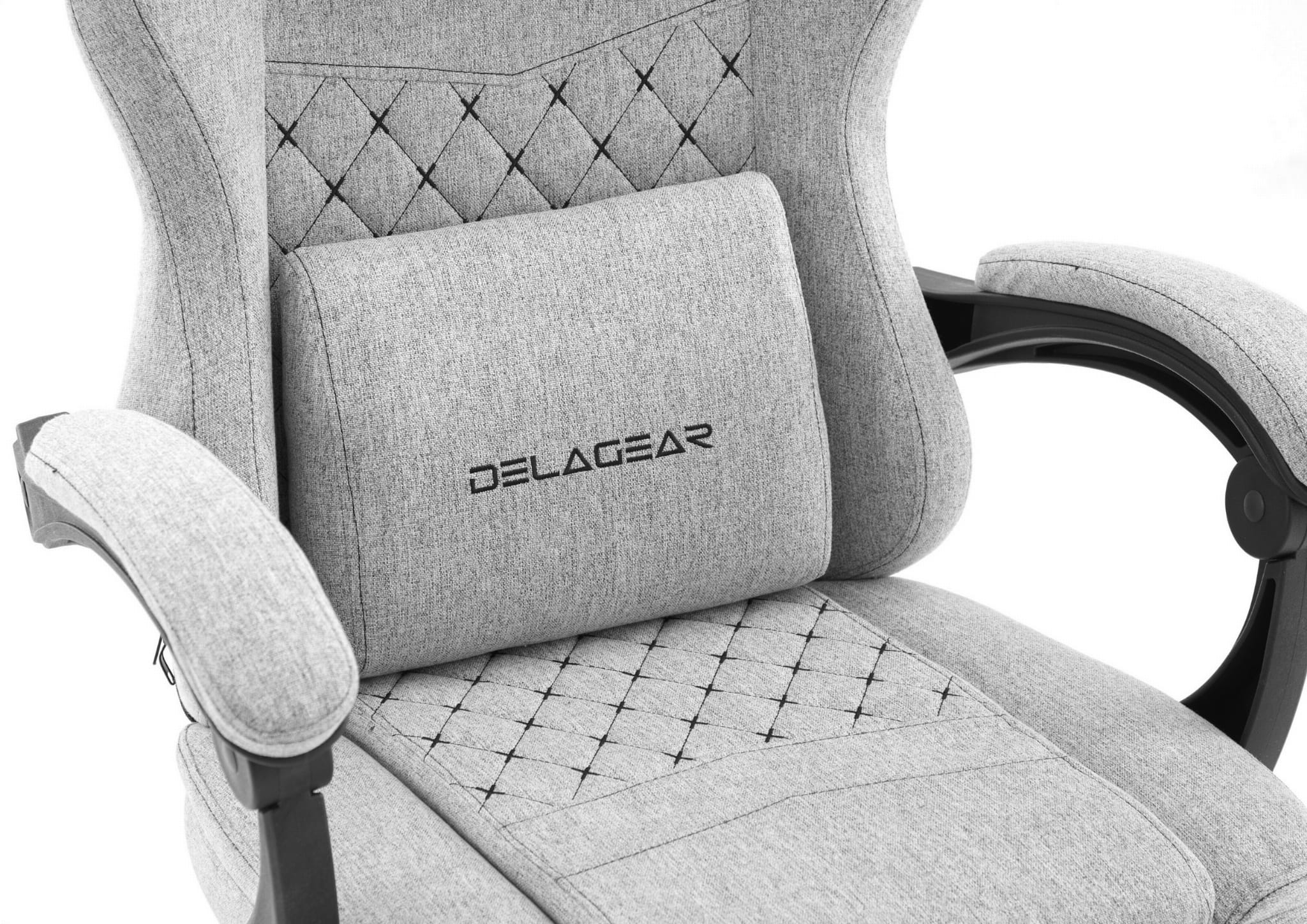 Ergonomiczny Fotel Gamingowy DELAGEAR G 300 Szary Materiałowy - obrazek 5