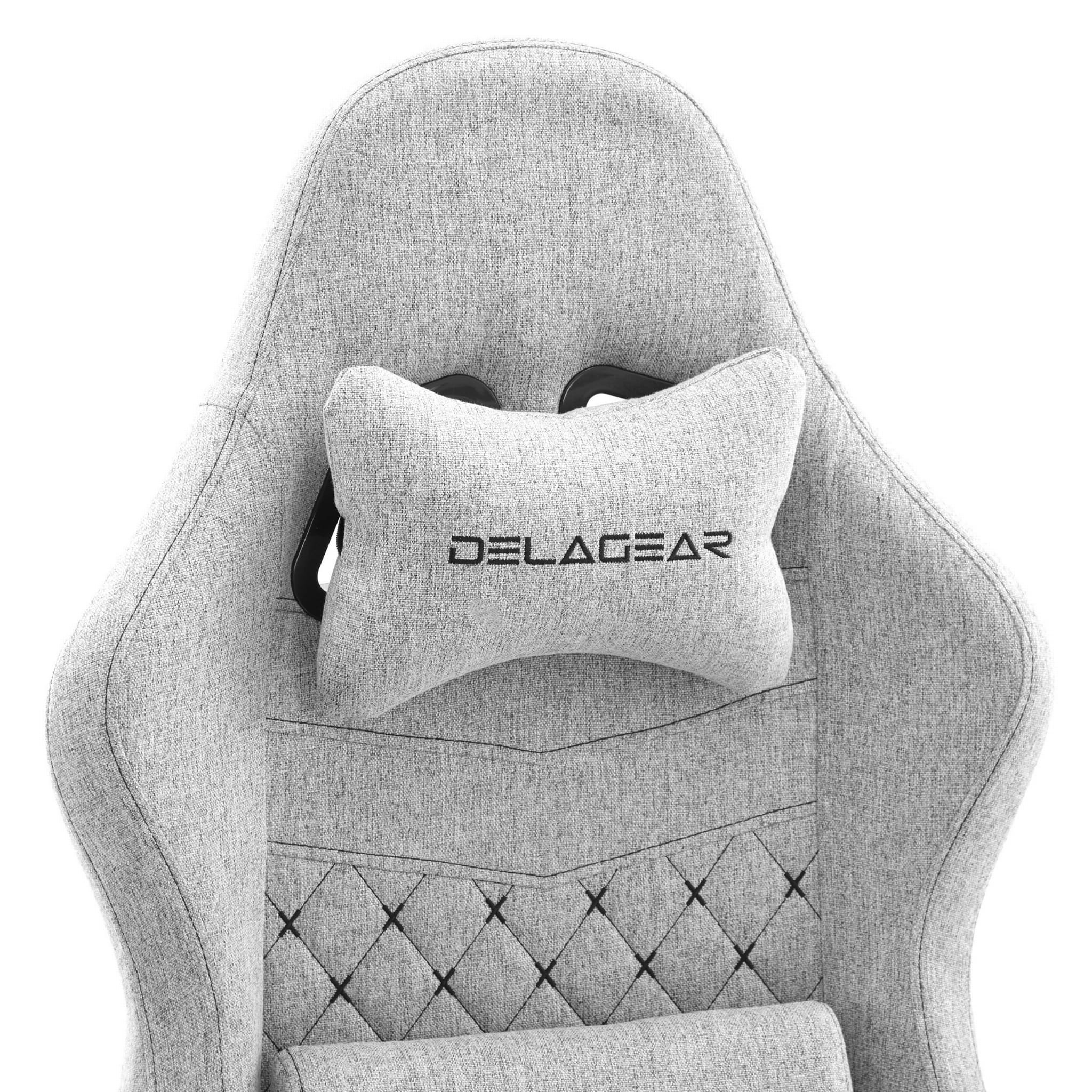 Ergonomiczny Fotel Gamingowy DELAGEAR G 300 Szary Materiałowy - obrazek 4