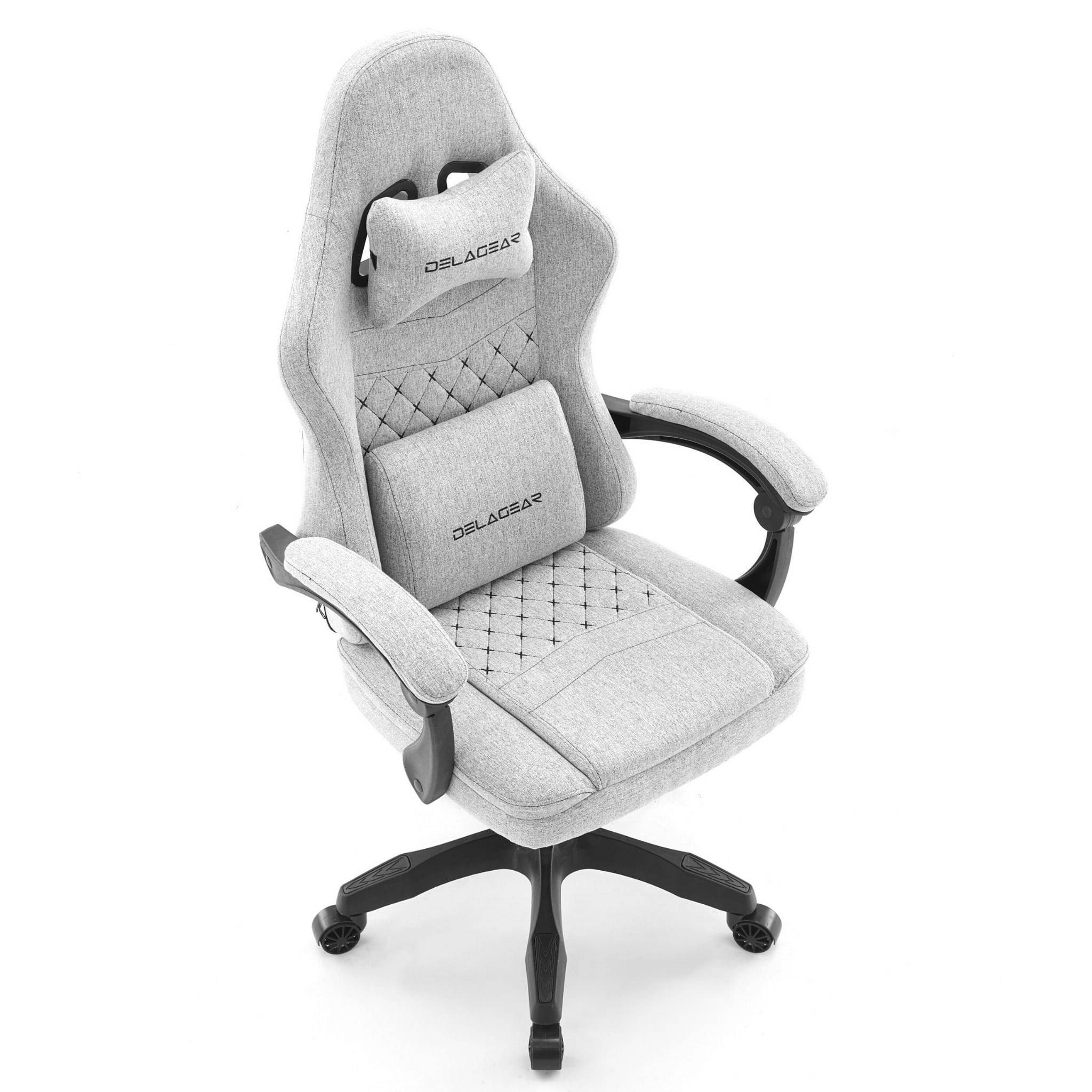 Ergonomiczny Fotel Gamingowy DELAGEAR G 300 Szary Materiałowy - obrazek 3