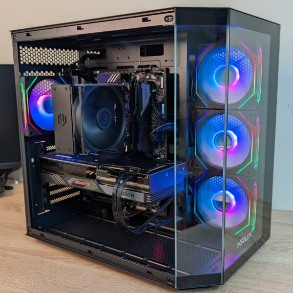 Komputer RX 7700XT / Ryzen 5 7500F / 32GB RAM / 1TB M.2 KRUX EMPERO (NOWOŚĆ)