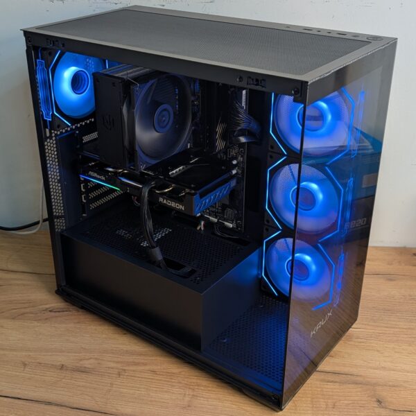 Komputer RX 9060XT 16GB / Intel I5 14400F / 16GB RAM DDR5 / 1TB M.2 KRUX EXO