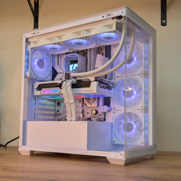 Komputer RX 9070XT / Ryzen 7 9800X3D / 32GB RAM / 1TB M.2 / LS720 SE KRUX EXO WHITE (NOWOŚĆ)