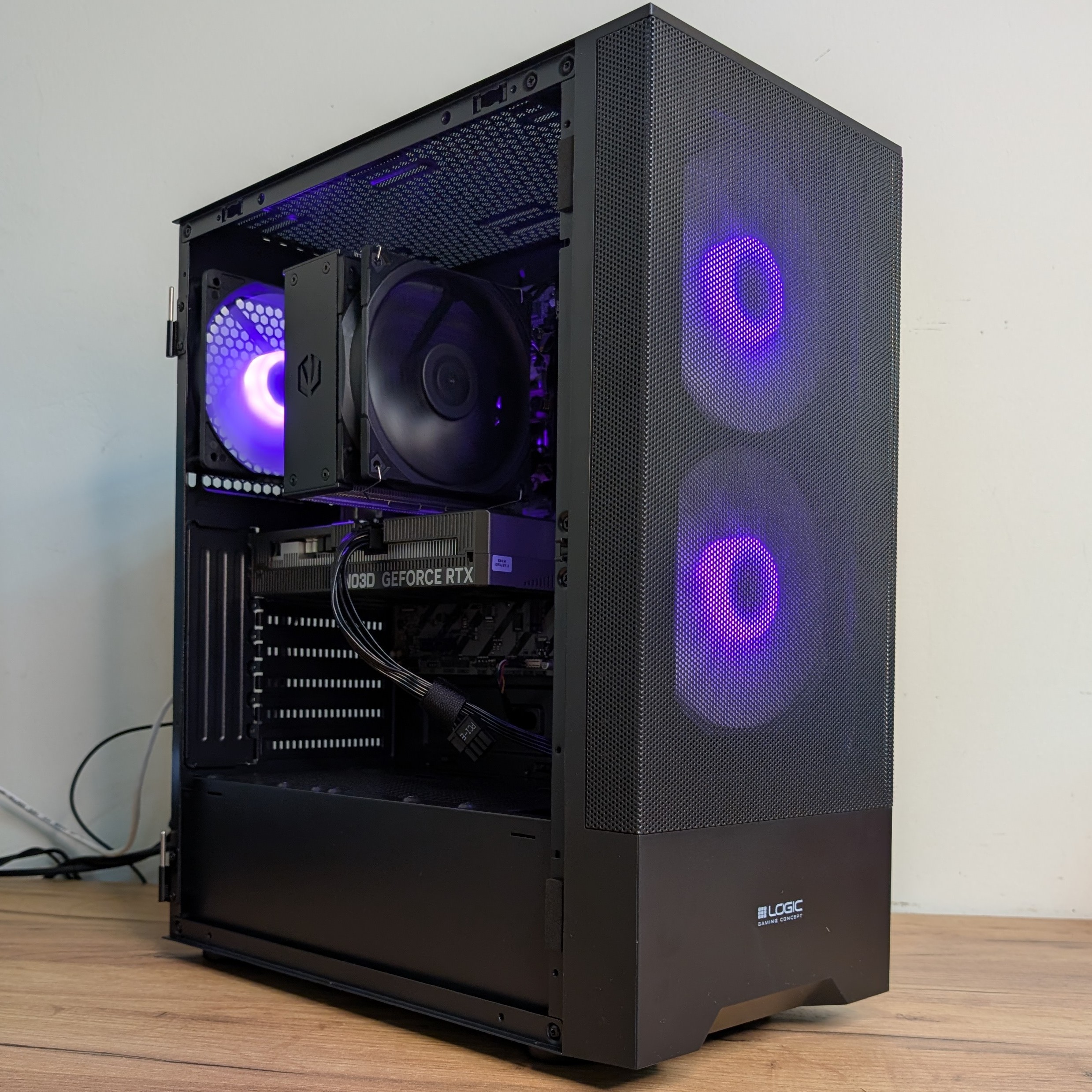 Komputer RTX 5060 / Ryzen 7500F / 16GB RAM DDR5 / 1TB M.2 Logic Arya - obrazek 4