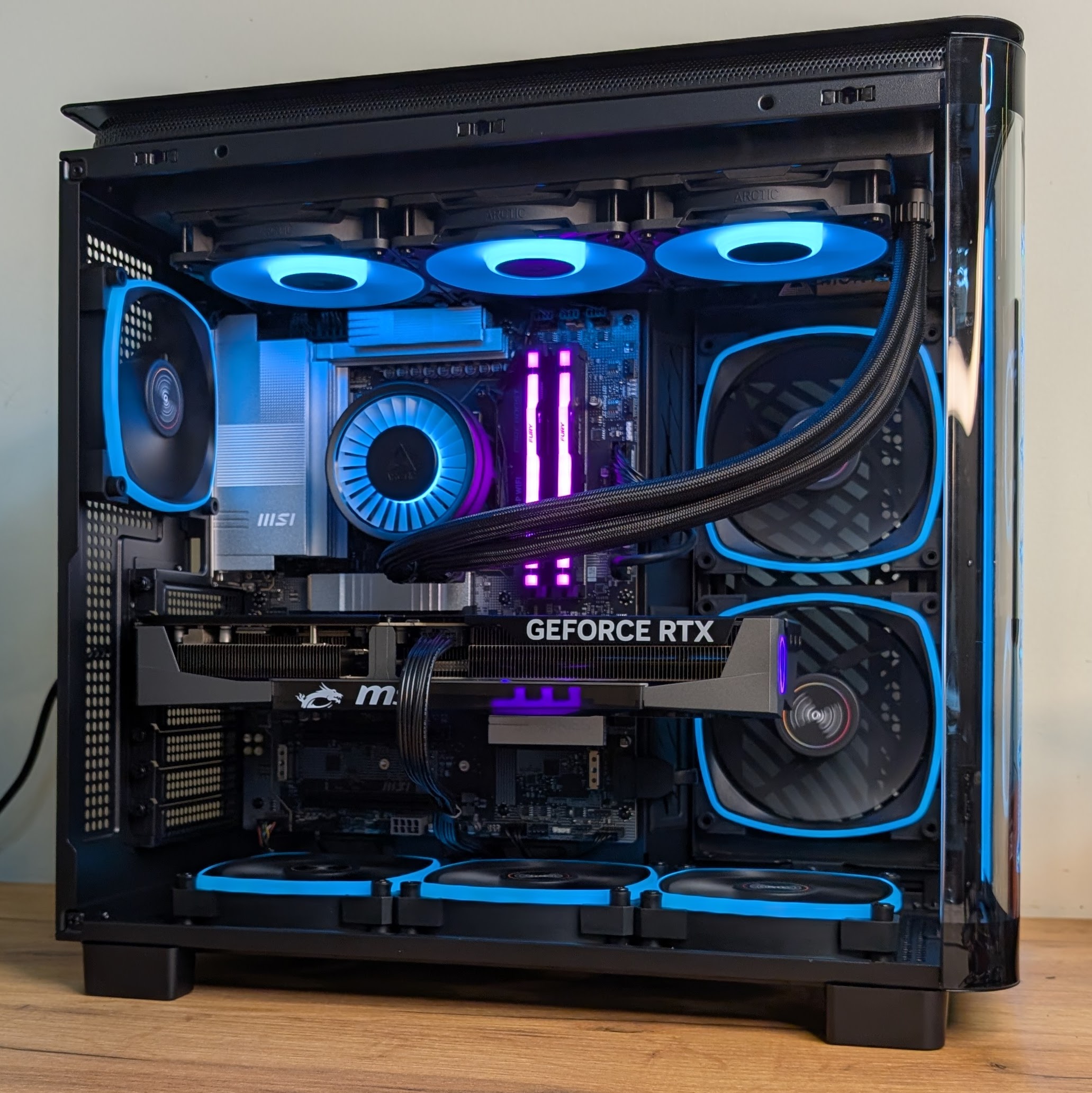 Komputer RTX 5080 / Ryzen 7 7800X3D / 32GB RAM / 1TB M.2 / Arctic Freezer III 360 Montech King 95 PRO - obrazek 7