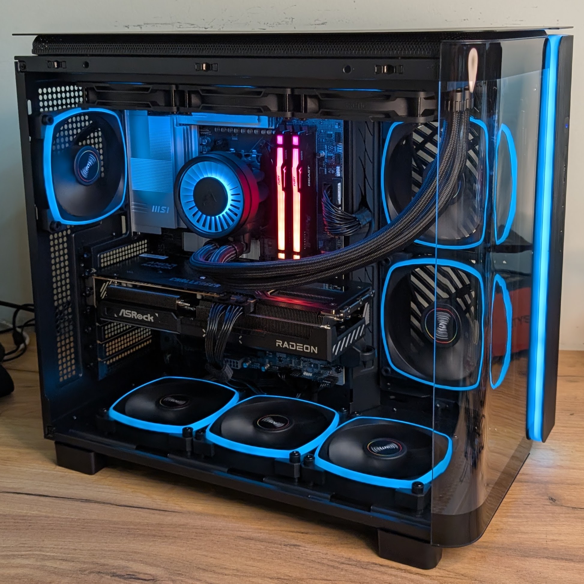 Komputer RX 9070 / Ryzen 7 7800X3D / 32GB RAM / 1TB M.2 / Arctic Freezer III 360 Montech King 95 PRO - obrazek 3