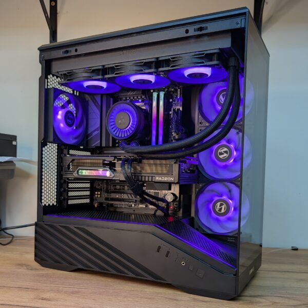 Komputer RX 9070XT / I5 14600KF / 32GB RAM / 1TB M.2 / Arctic LF 360 PRO ARGB Lian Li V100R