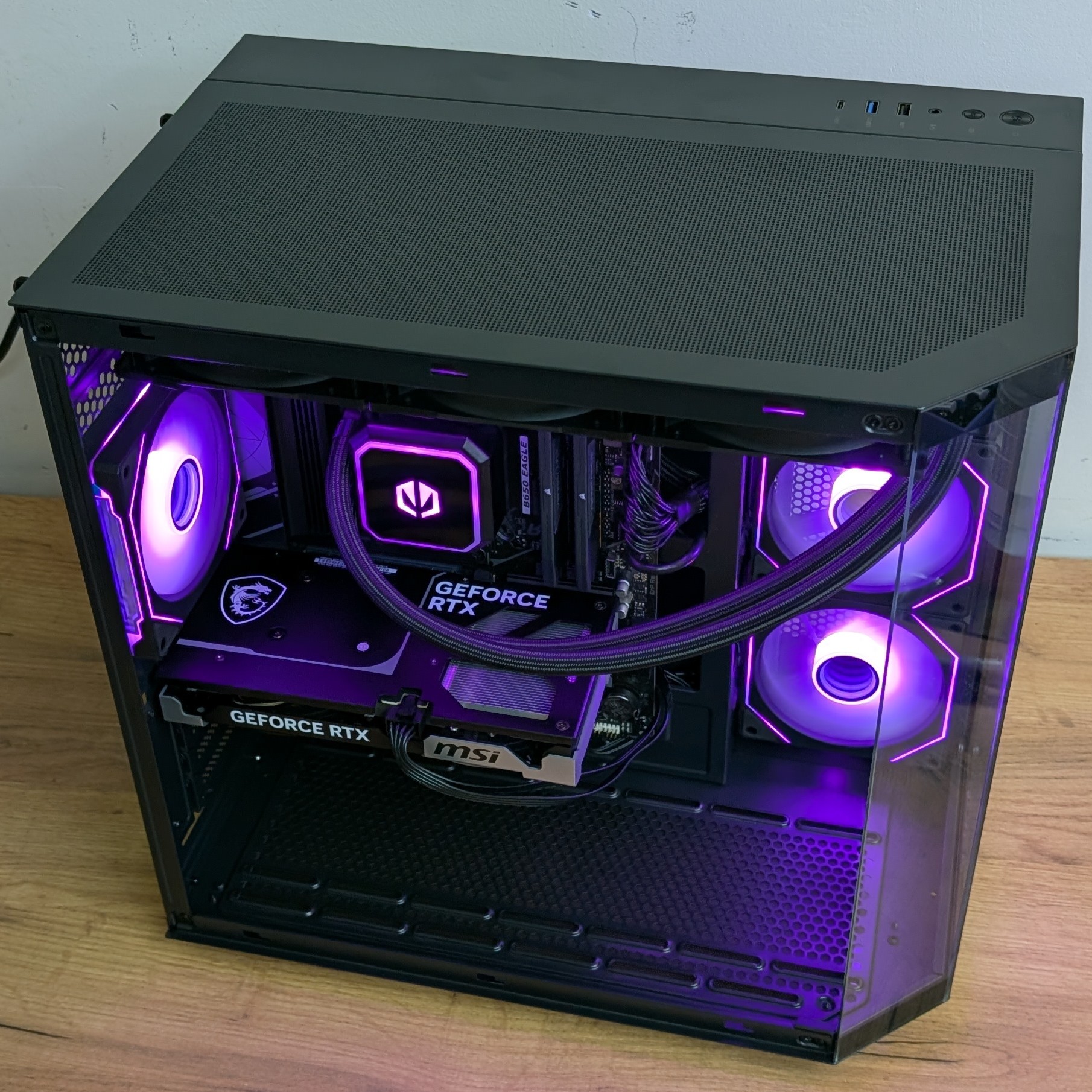 Komputer RTX 5060 8GB / Ryzen 7500F / 16GB RAM DDR5 / 1TB M.2 / Navis F360 ARGB KRUX Empero - obrazek 4