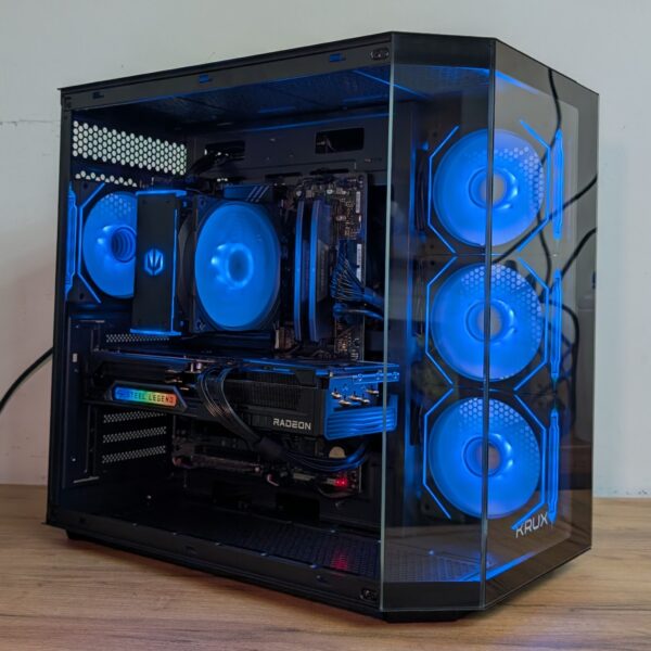 Komputer RX 9070XT / Ryzen 7700 / 32GB RAM DDR5 / 1TB M.2 / Fera 5 Black ARGB KRUX Empero