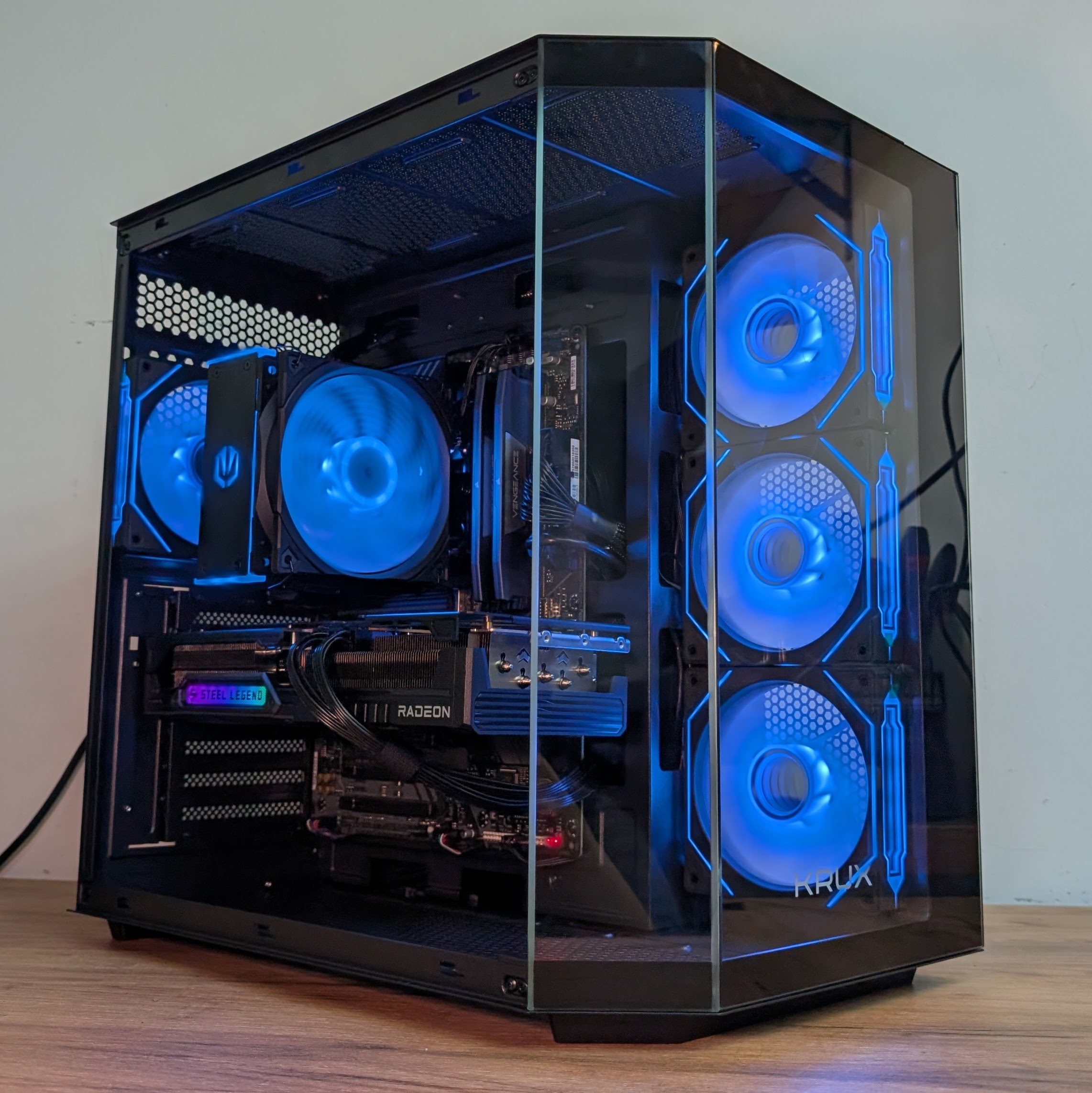 Komputer RX 9070 / Ryzen 7700 / 32GB RAM DDR5 / 1TB M.2 / Fera 5 Black ARGB KRUX Empero - obrazek 4