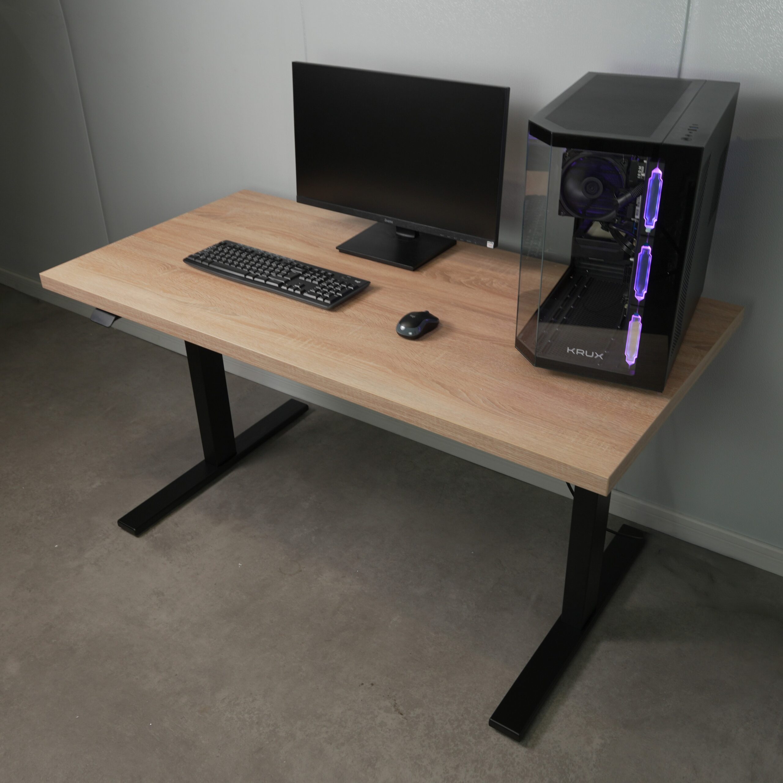 Biurko regulowane elektrycznie DREAM PRO MAX | Dąb Sonoma UDŹWIG 200KG - obrazek 16