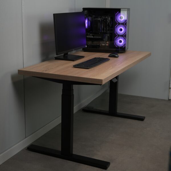 Biurko regulowane elektrycznie DREAM PRO MAX | Dąb Sonoma UDŹWIG 200KG
