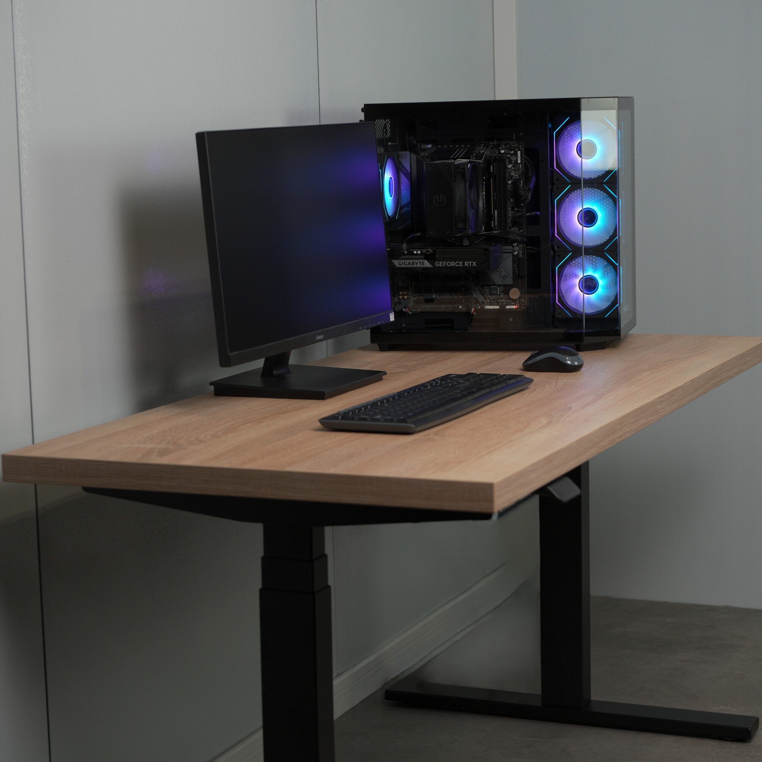 Biurko regulowane elektrycznie DREAM PRO MAX | Dąb Sonoma UDŹWIG 200KG - obrazek 8