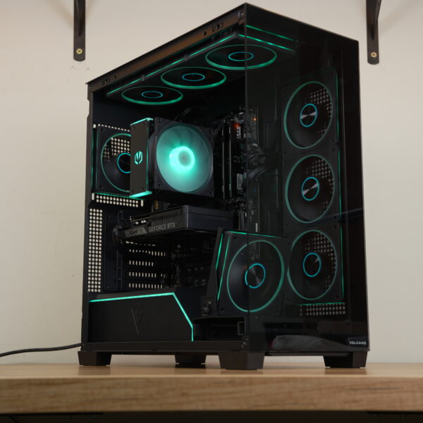 Komputer RTX 5060Ti 16GB / Ryzen 5 8400F / RAM DDR5 / 1TB M.2 / Fera 5 ARGB Black / Volcano Stellar Plus