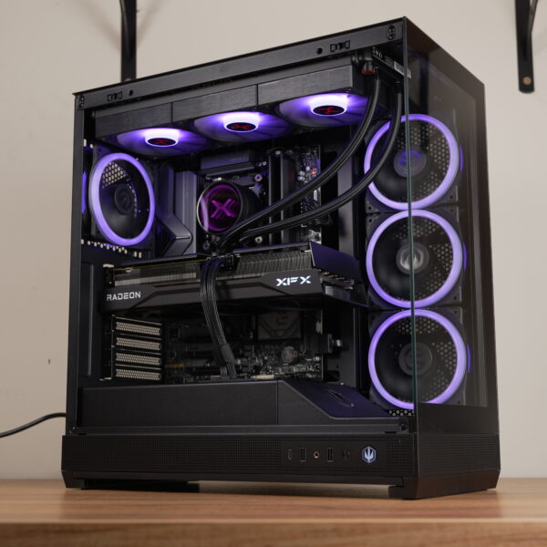 Komputer RX 9070XT 16GB / Ryzen 7 9800X3D / 32GB RAM / 1TB M.2 / Krux HydroX 360 / Endorfy Fishtank 6000 Corona